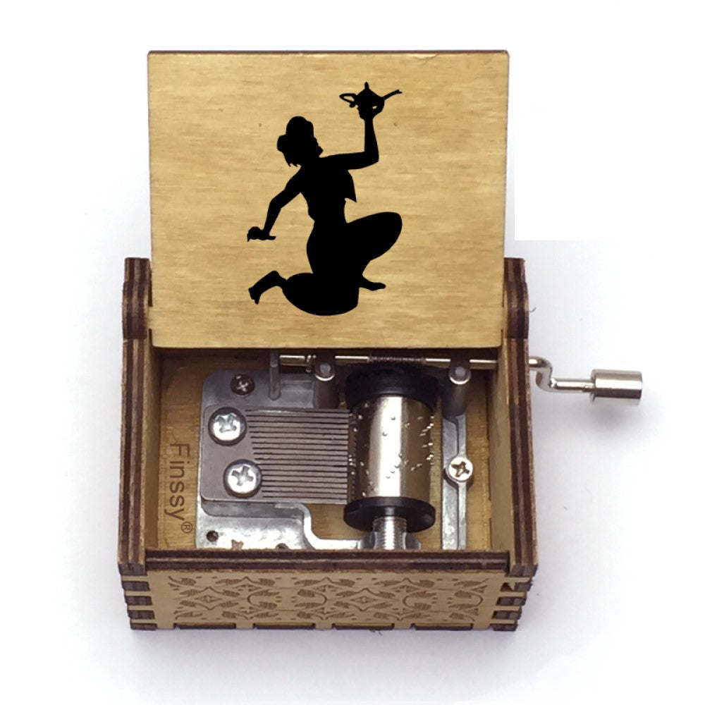Caja Musical Madera Aladdin Noches de Arabia