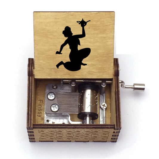Caja Musical Madera Aladdin Noches de Arabia