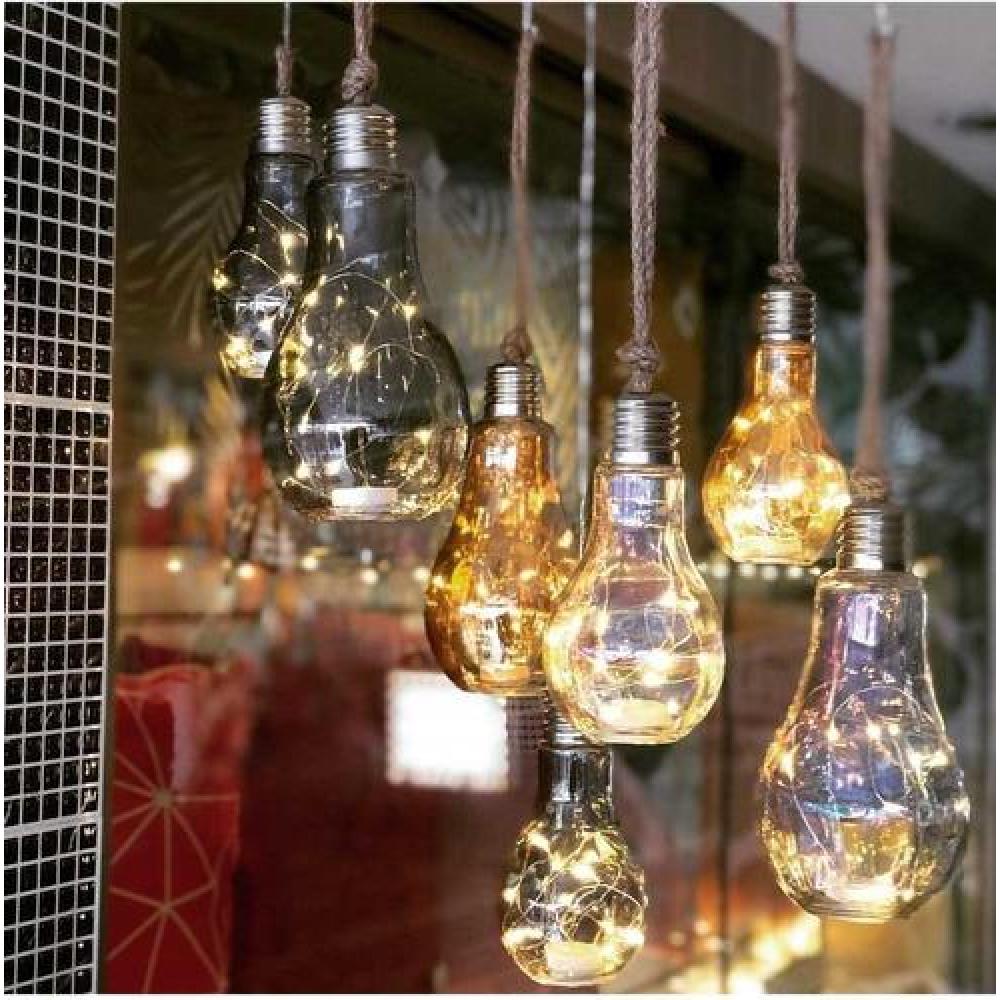 Lampara Micro Led Hadas Ampolleta Colgante A Pilas