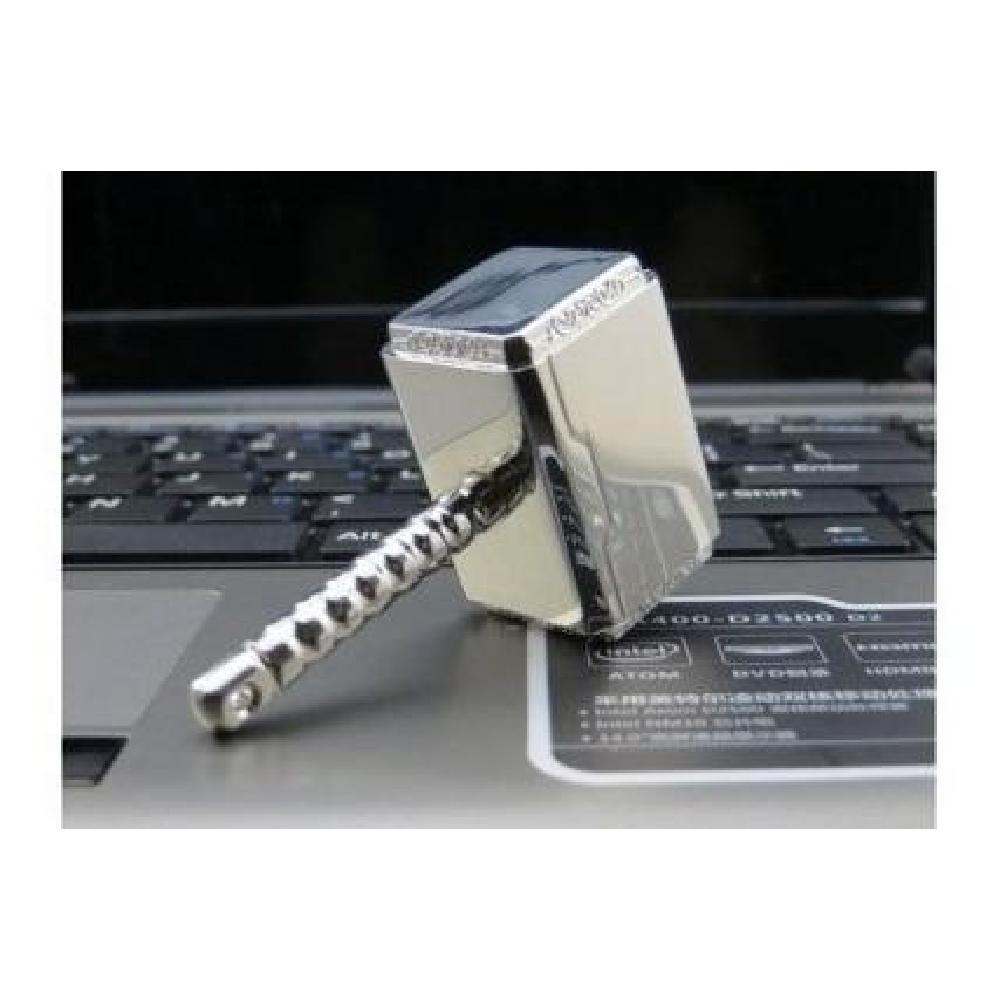 Usb Pendrive 16 Gbs Martillo De Thor (mjölnir) Metalico