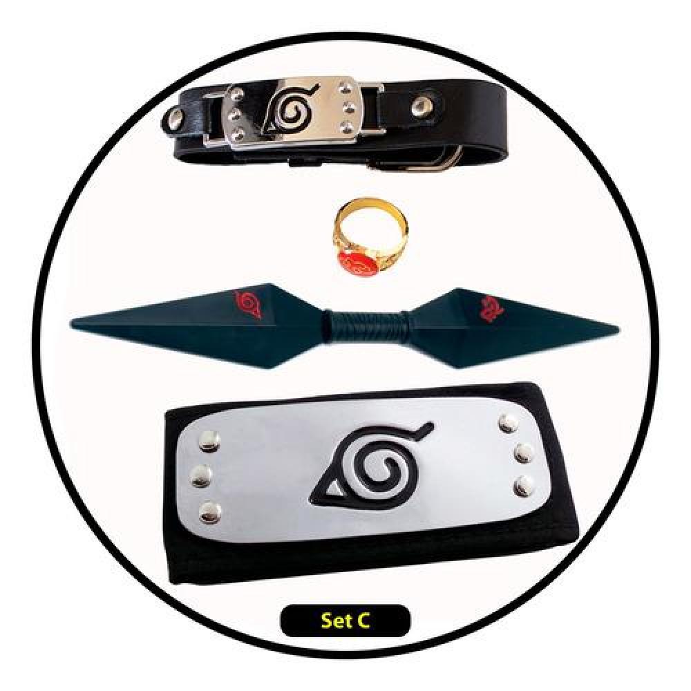 Set accesorios Naruto Animé Itachi Akatsuki
