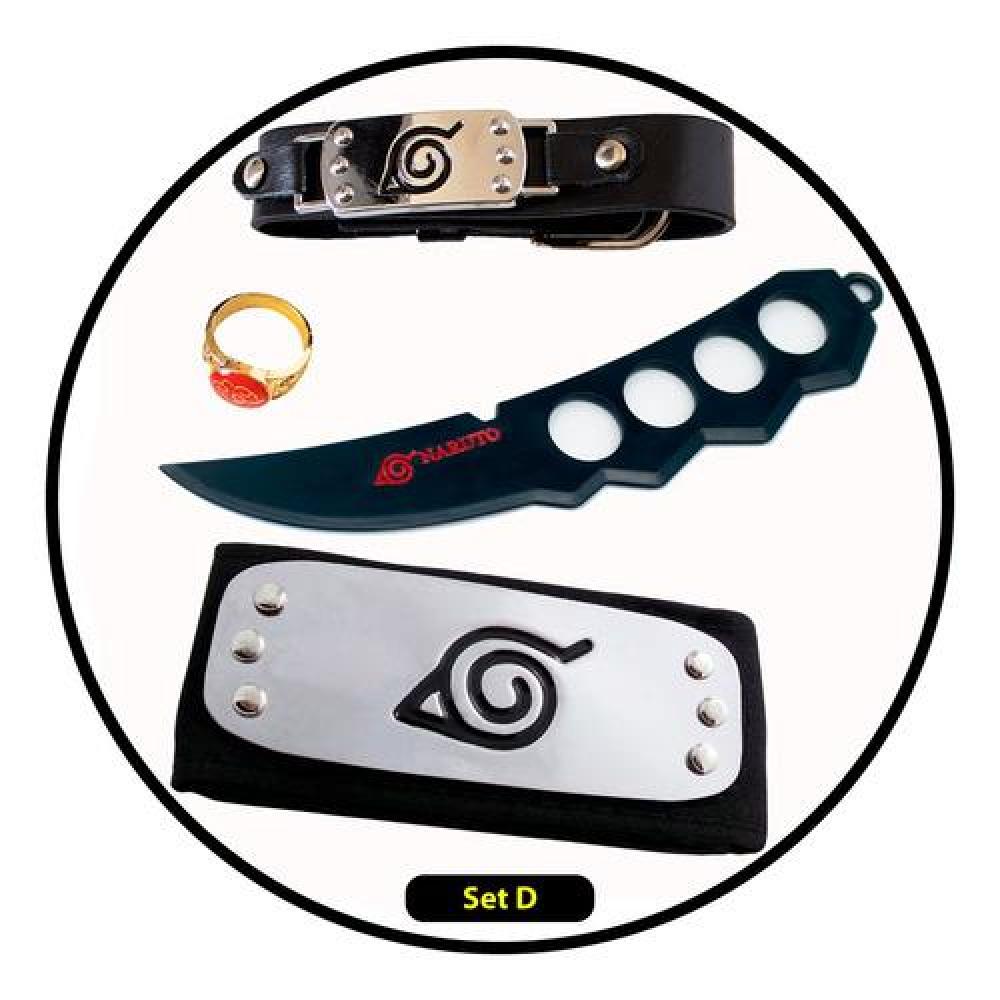Set accesorios Naruto Animé Itachi Akatsuki