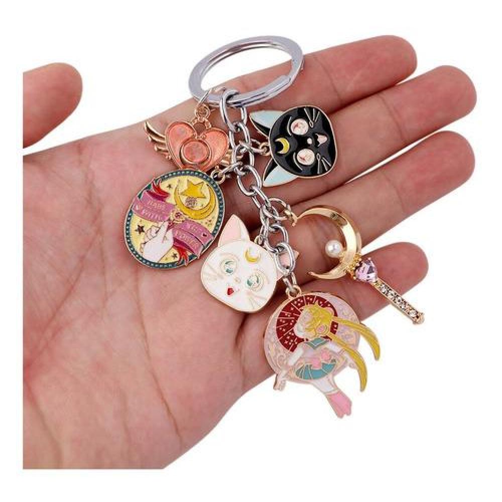 Llavero Metálico dijes sailor Sailor moon