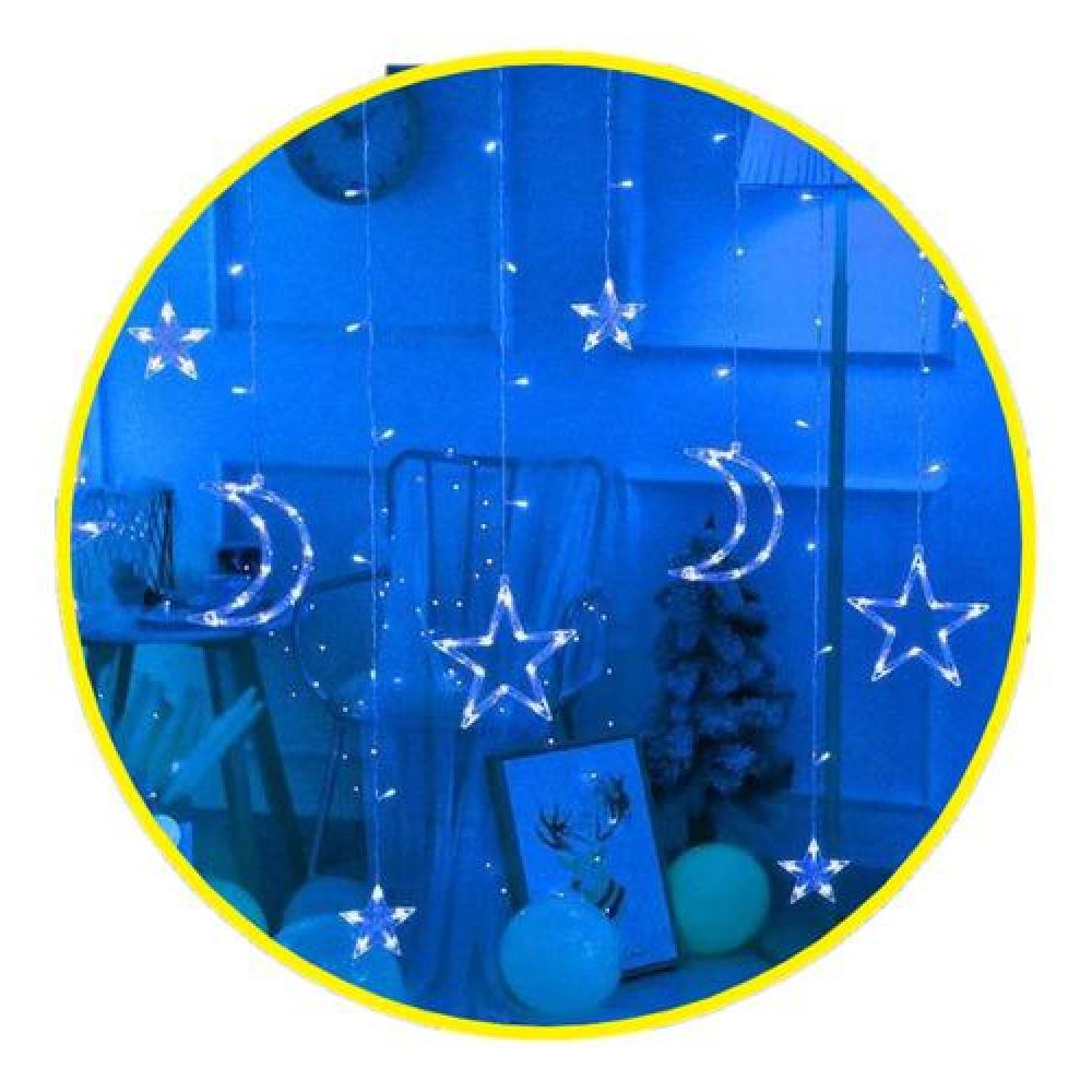 Cortina led cascada estrellas Luna Fairy lights