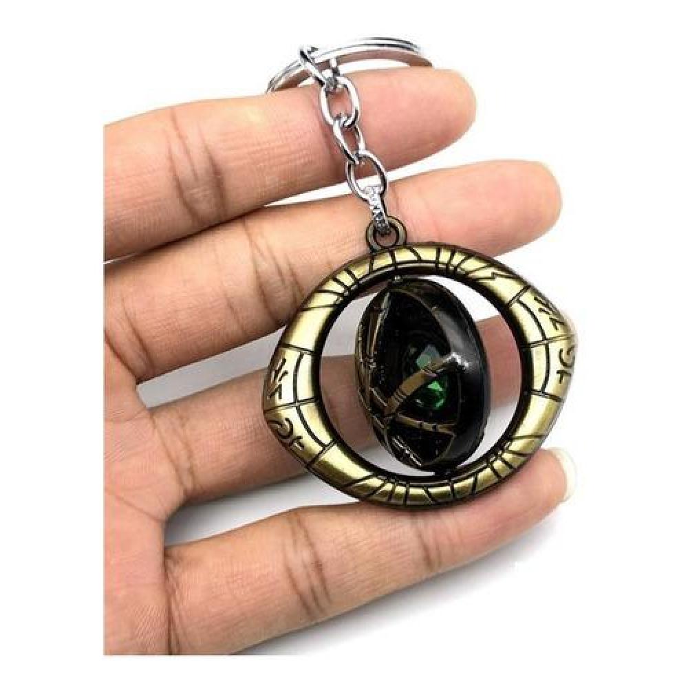 Llavero Metálico Doctor stranger Ojo de Agamotto. gema