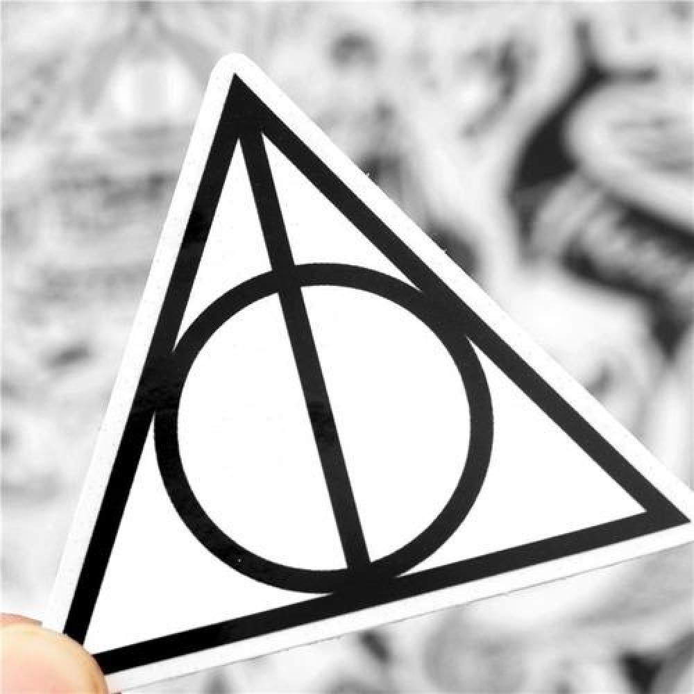 Pack 30 sticker Harry Potter color/ Black& white Impermeable