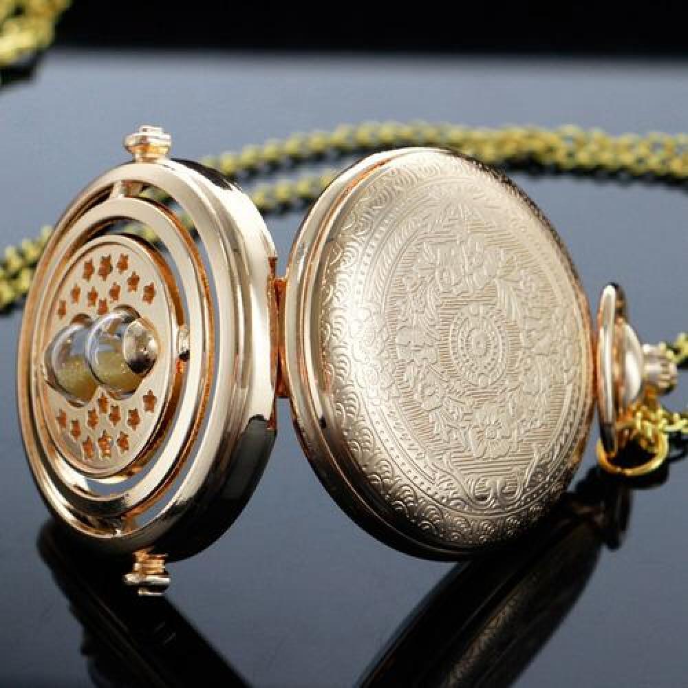 Reloj De Bolsillo vintage Harry Potter giratiempo timeturner