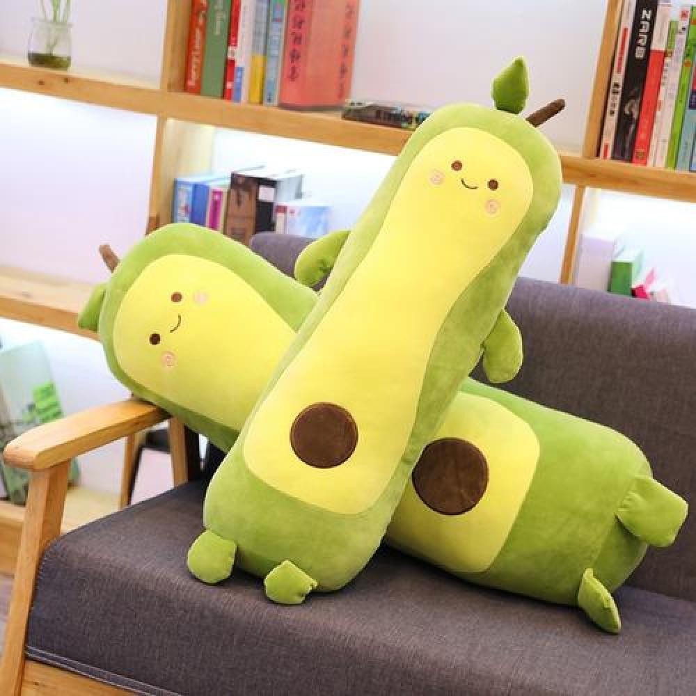 Cojín Peluche felpa carita palta kawaii abrazable aguacate