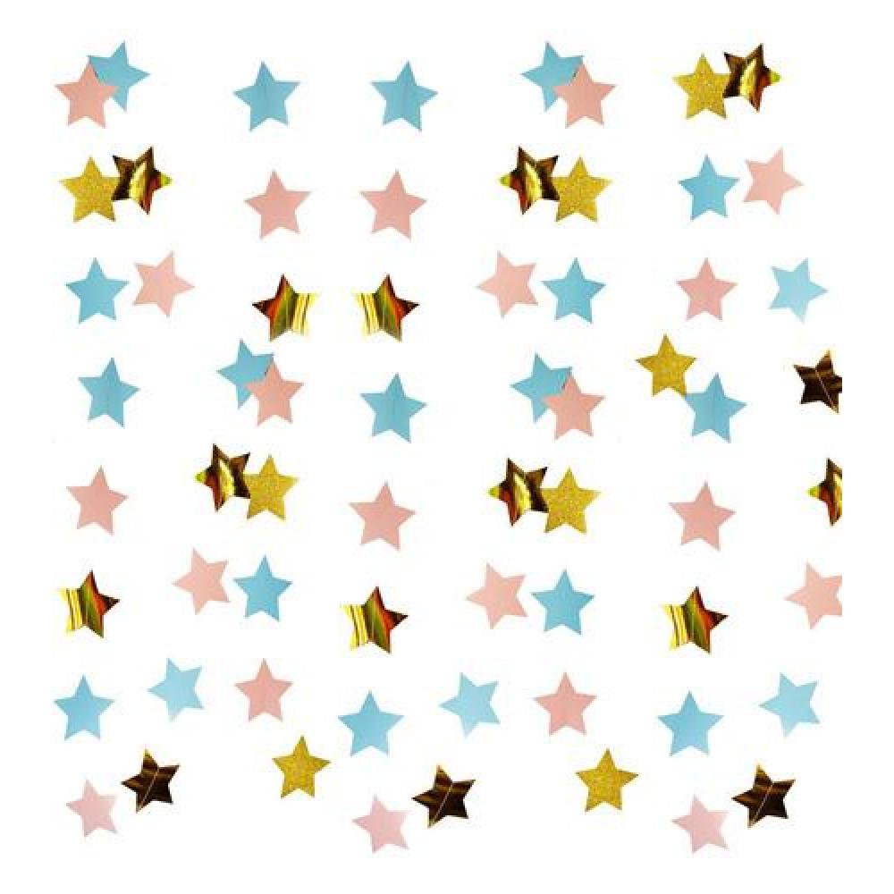 Guirnaldas De Papel Estrellas Glitter 2 Metros Candy Bar