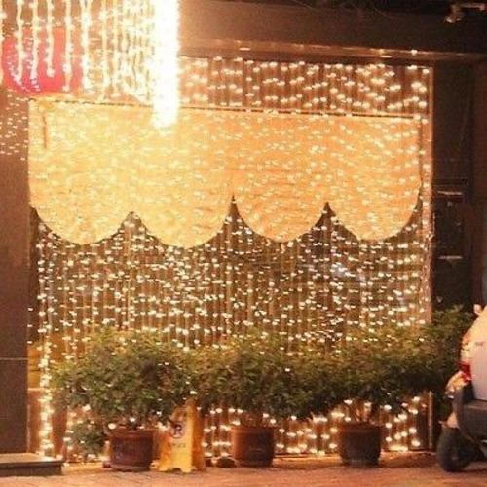 Cortinas Led Blanco Calida 3 X 2 Mts 240 Matrimonios Eventos
