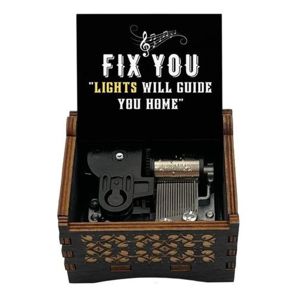 Caja Musical Box Music cancion Fix you Coldplay