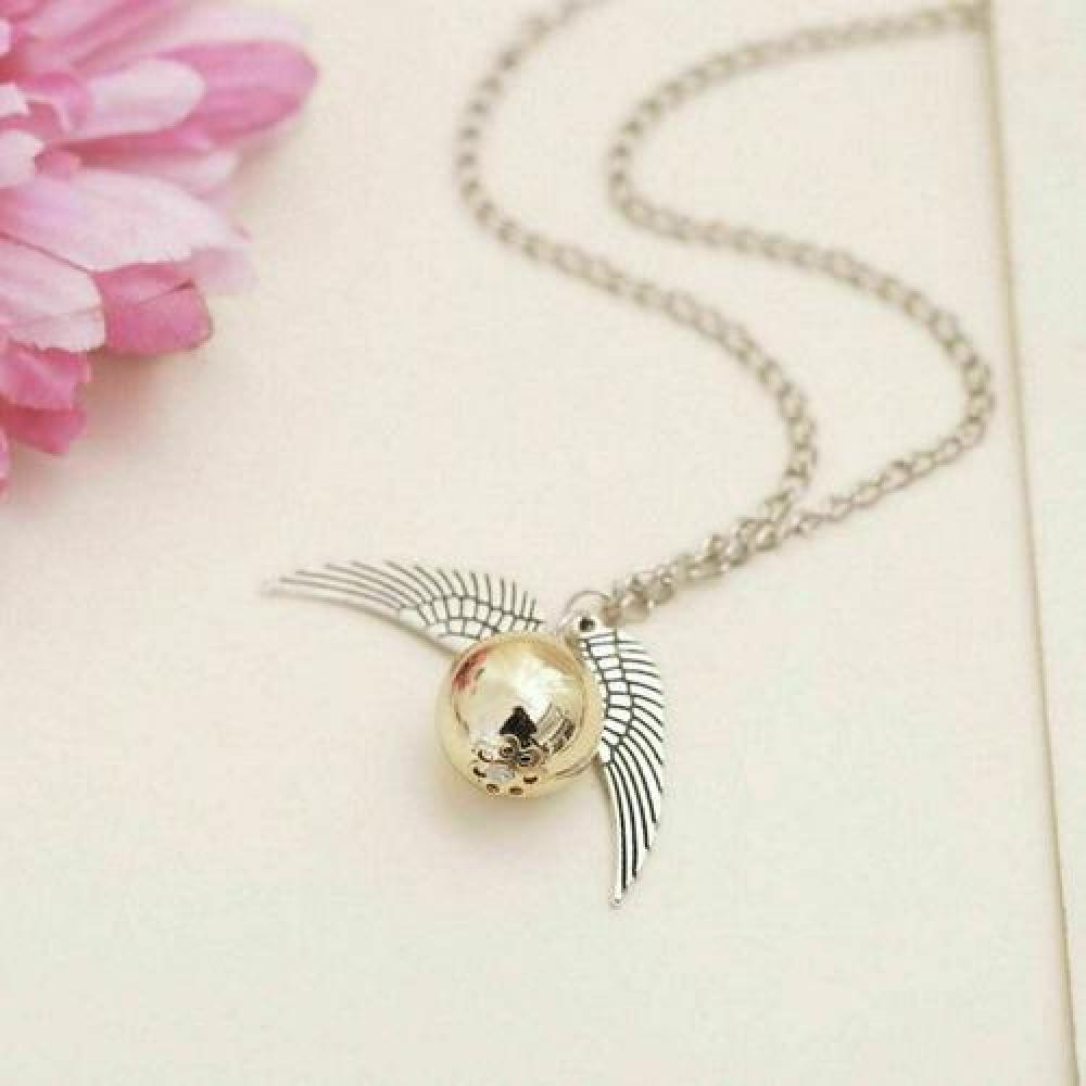 Set Golden Snitch Quidditch Collar + Pulsera Harry Potter
