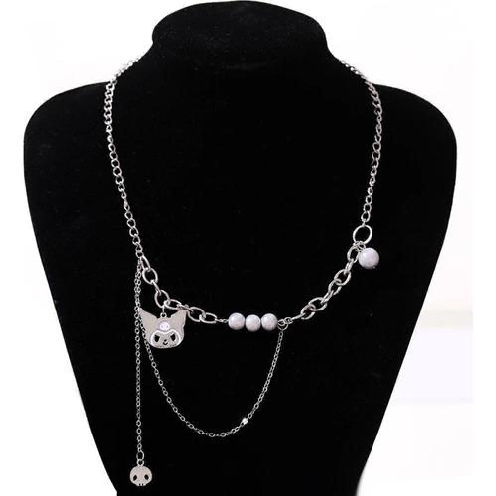 Collar Kuromi dije perlas Kawaii anime my melody