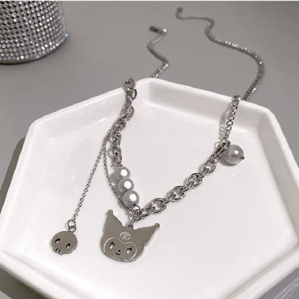 Collar Kuromi dije perlas Kawaii anime my melody