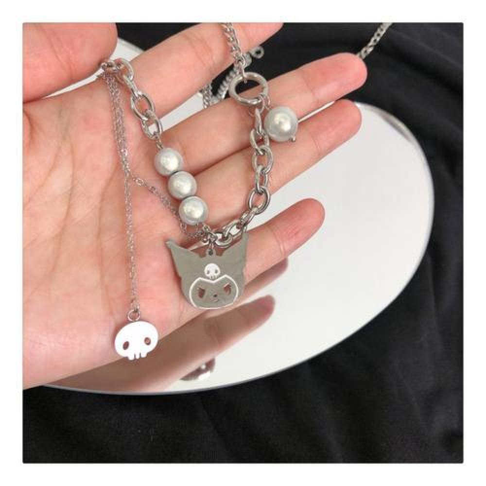 Collar Kuromi dije perlas Kawaii anime my melody