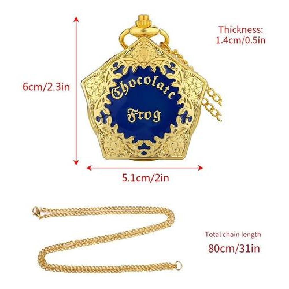Reloj De Bolsillo Harry Potter chocolate frog rana