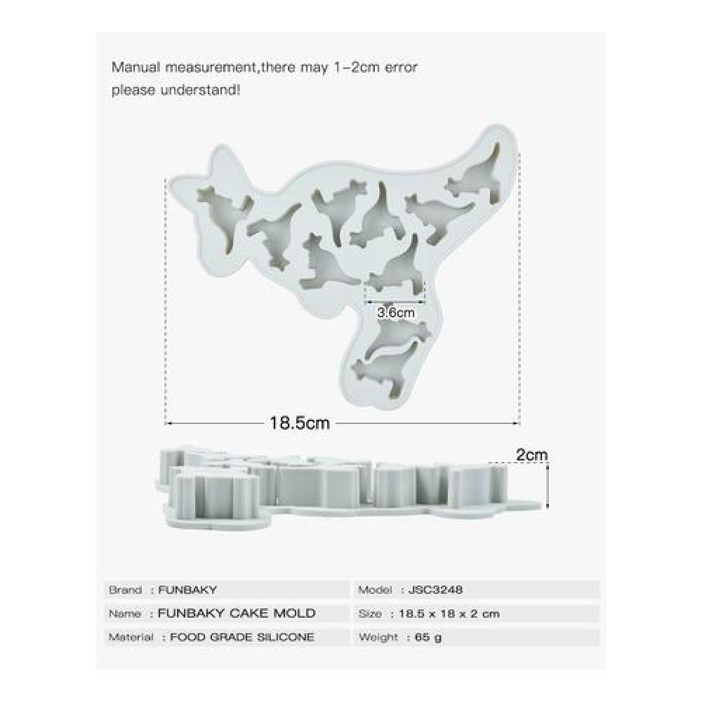 Pack moldes siliconas distinta figuras kawaii