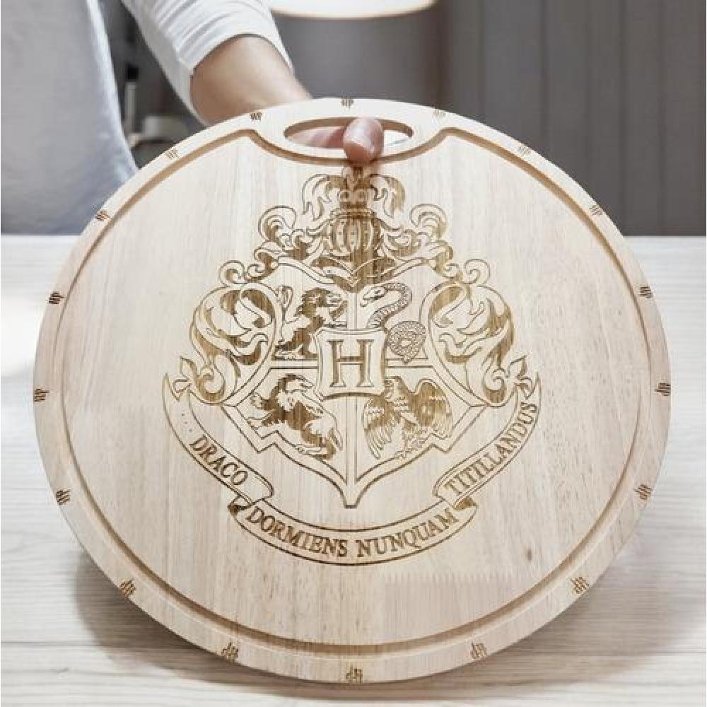 Tabla picoteo coctel / Picar escudo de Hogwarts Harry Potter