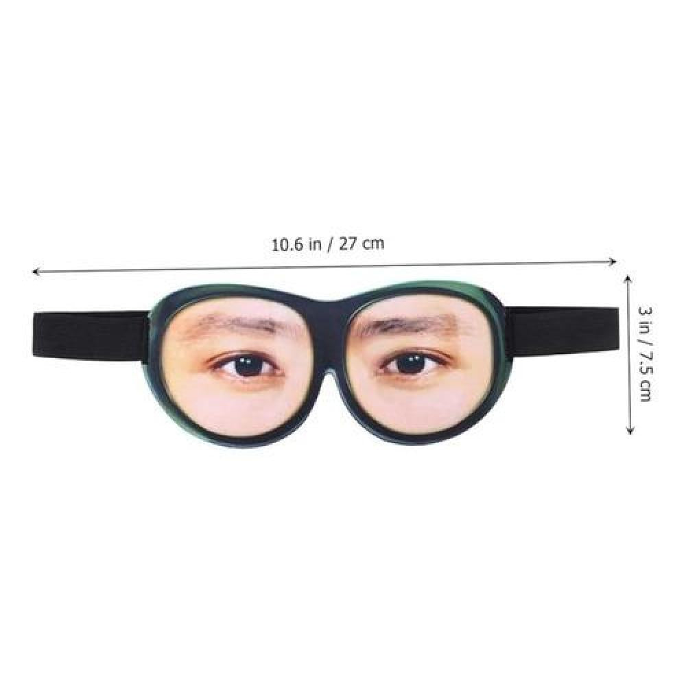 Antifaz Divertido máscara para dormir ojos abiertos