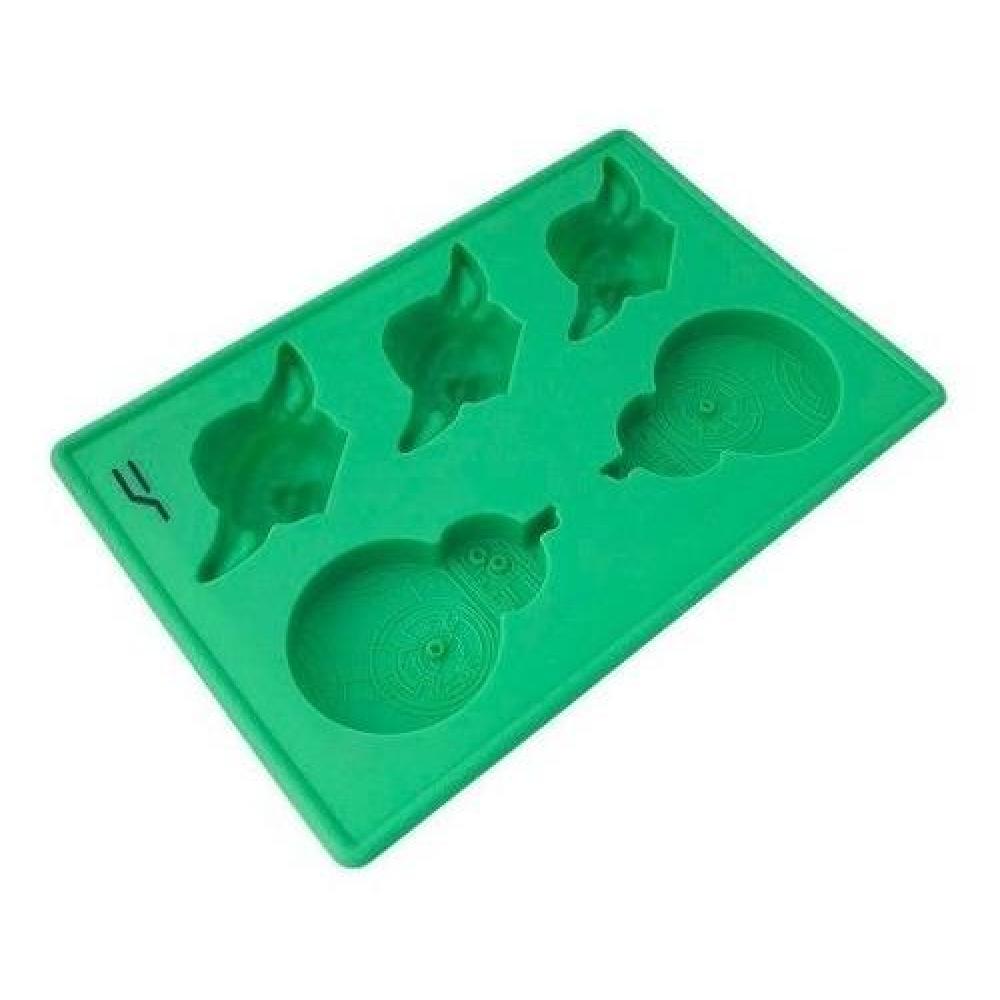 Moldes De Silicona Star Wars Yoda Bb8 Hielo Chocolate