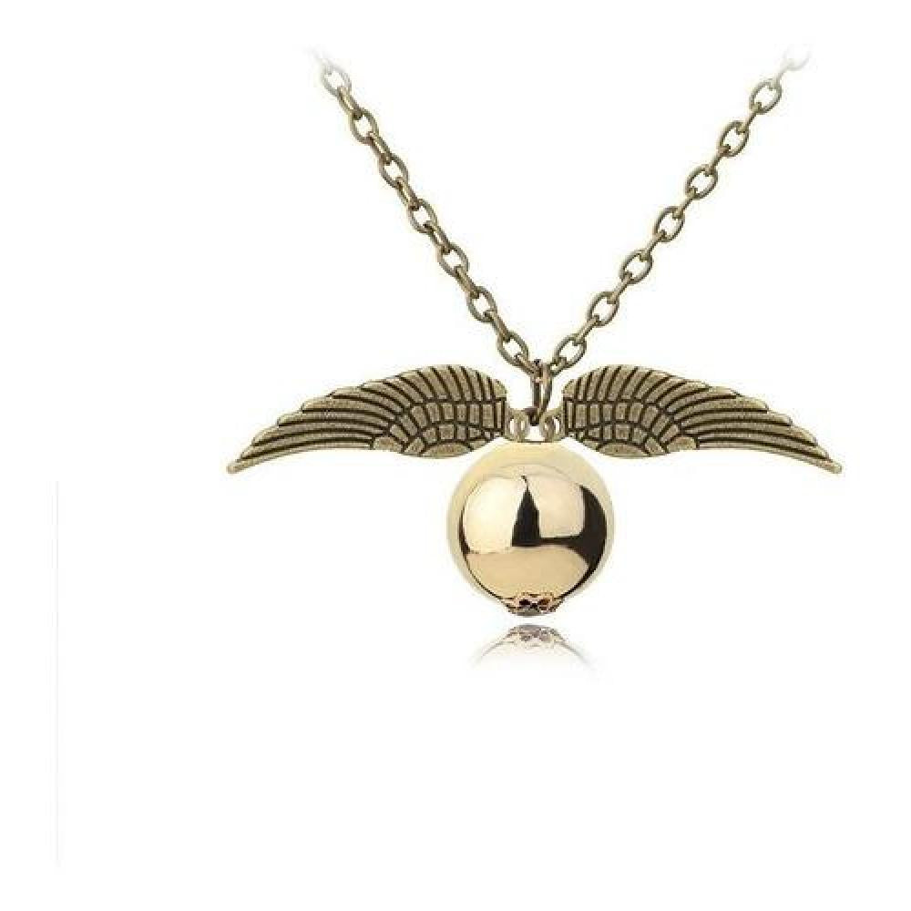 Collar Harry Potter snitch dorada Estoykuku