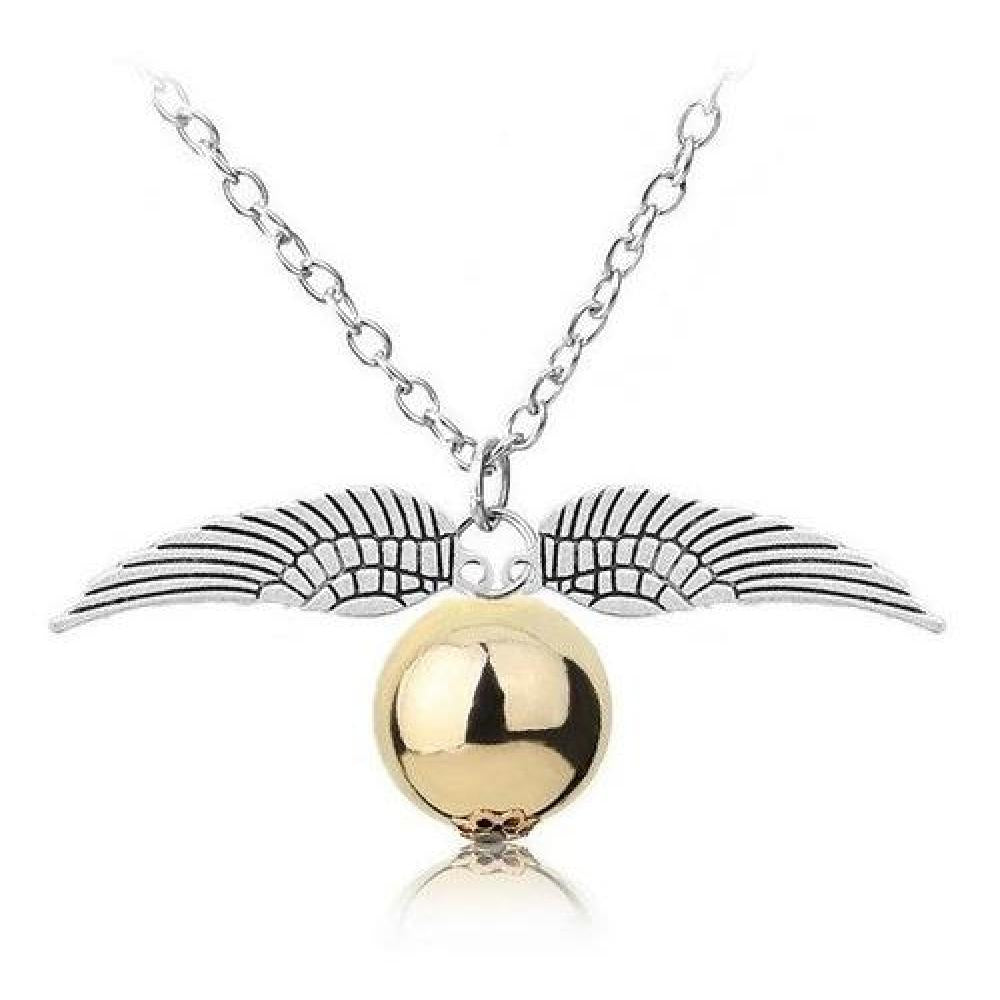 Collar Harry Potter snitch dorada Estoykuku