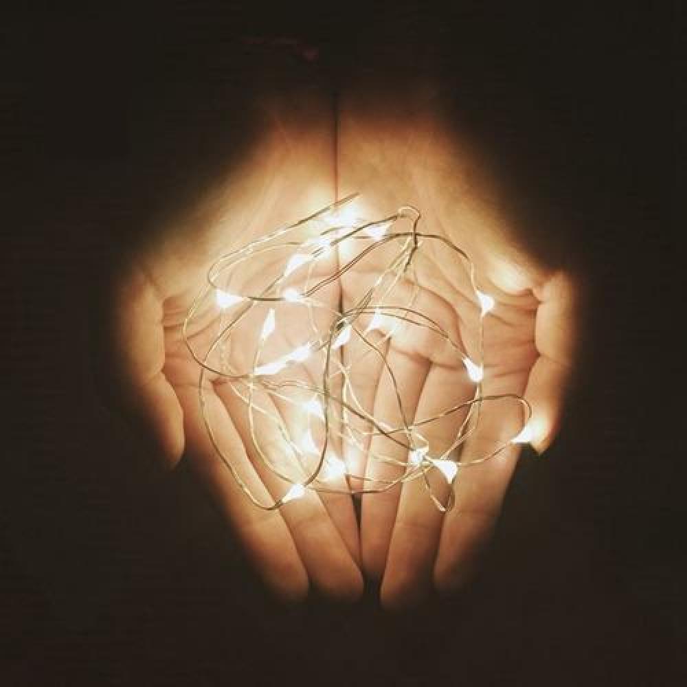 Guirnaldas Micro Led Cobre Hadas 2 Mts 20 A Pilas Incluidas