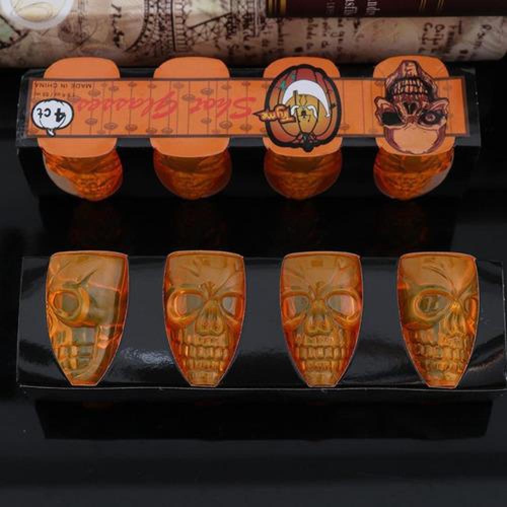 Pack 4 shot calaveras Skull colores Arcoiris tequila