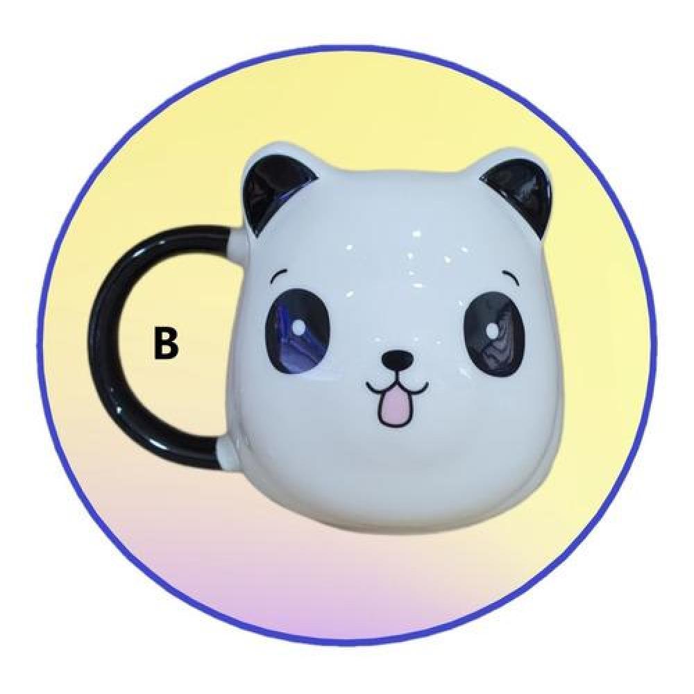 Tazón 3D cerámica oso panda Panditas Kawaii