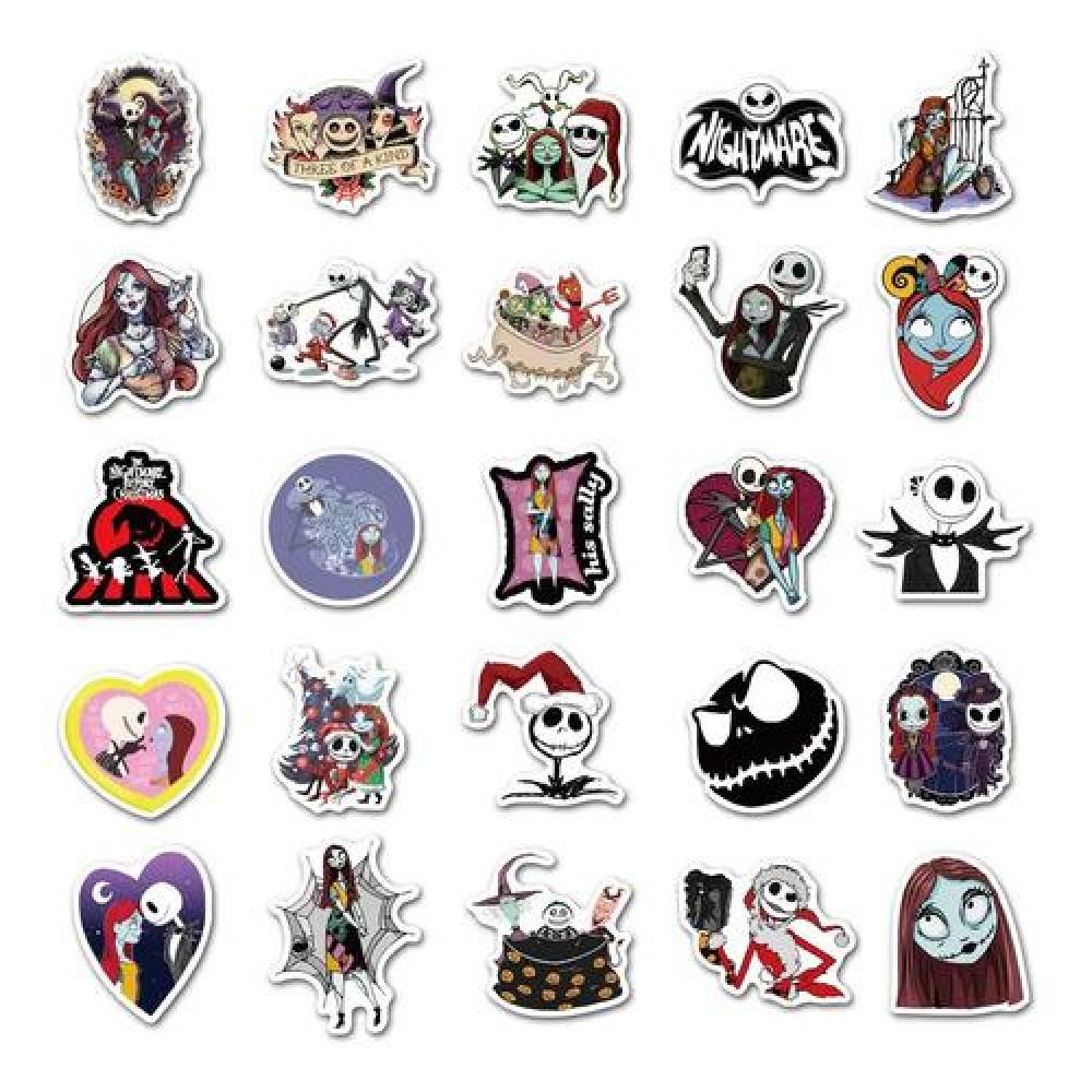 Pack Sticker Jack Skellington The Nightmare Before Christmas