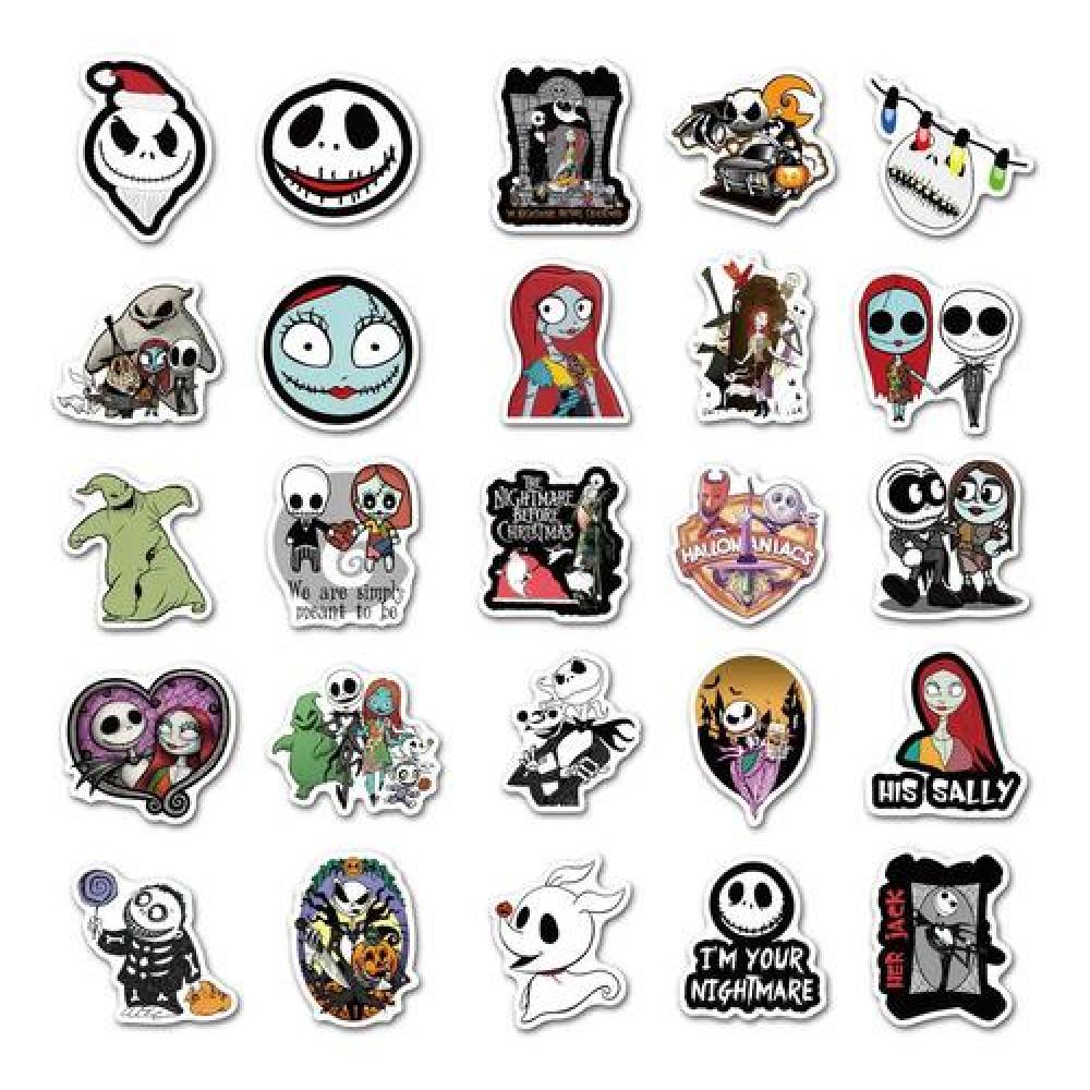 Pack Sticker Jack Skellington The Nightmare Before Christmas
