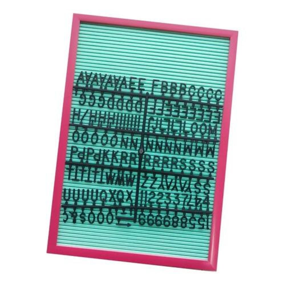 Pizarra Vintage Retro Tablero Letra Intercambiables Fieltro1