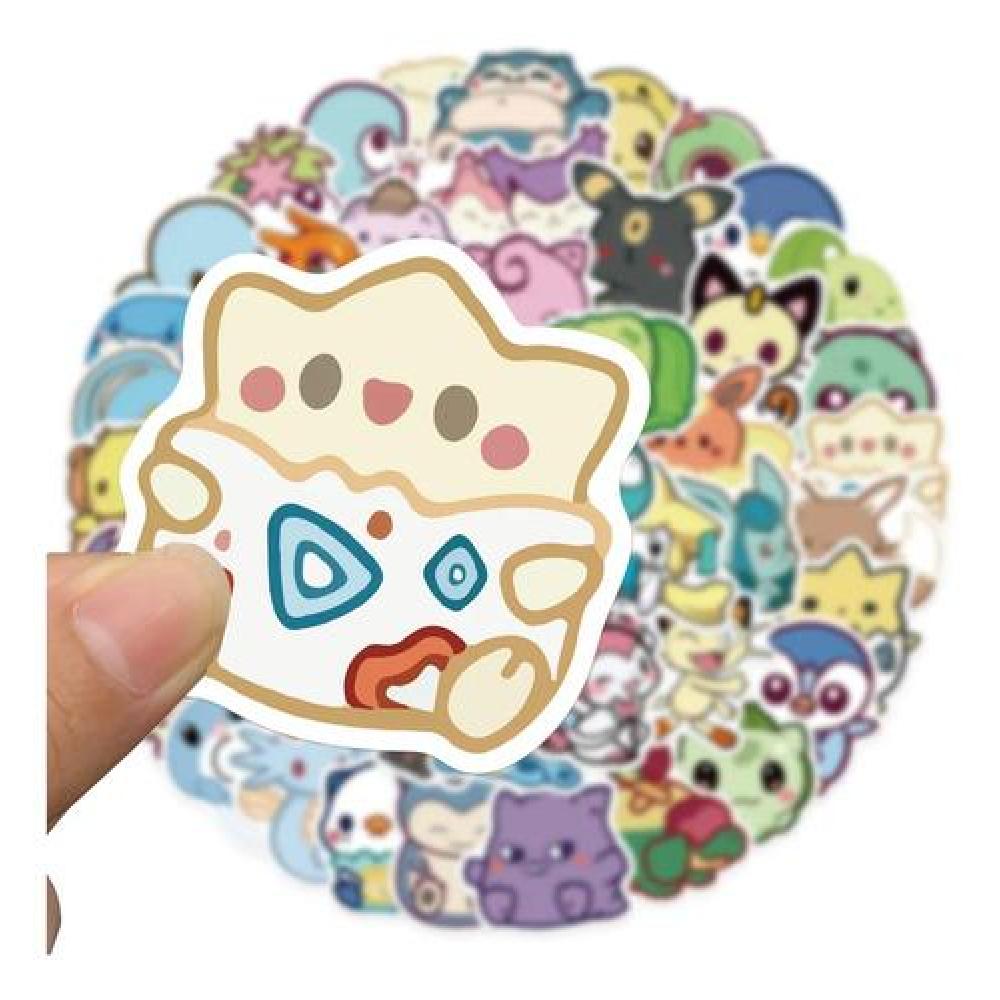 Pack Sticker cute baby pokemon picachu, psyduck, Charmander