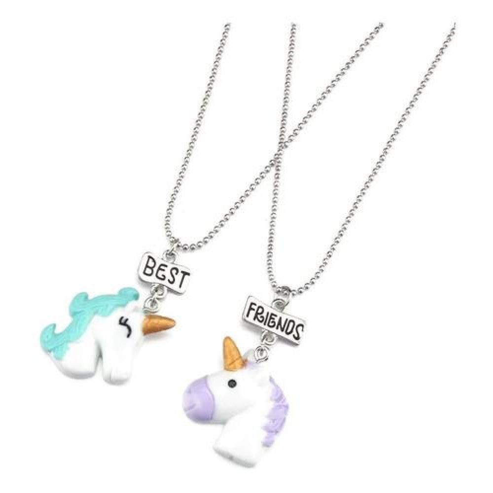 Collar Unicornio Mejores Amigos Best Friend Bf