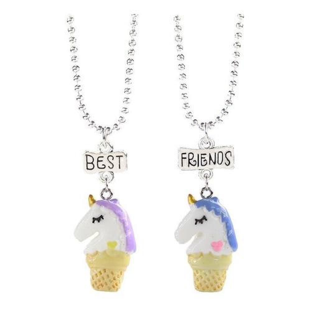 Collar Unicornio Mejores Amigos Best Friend Bf