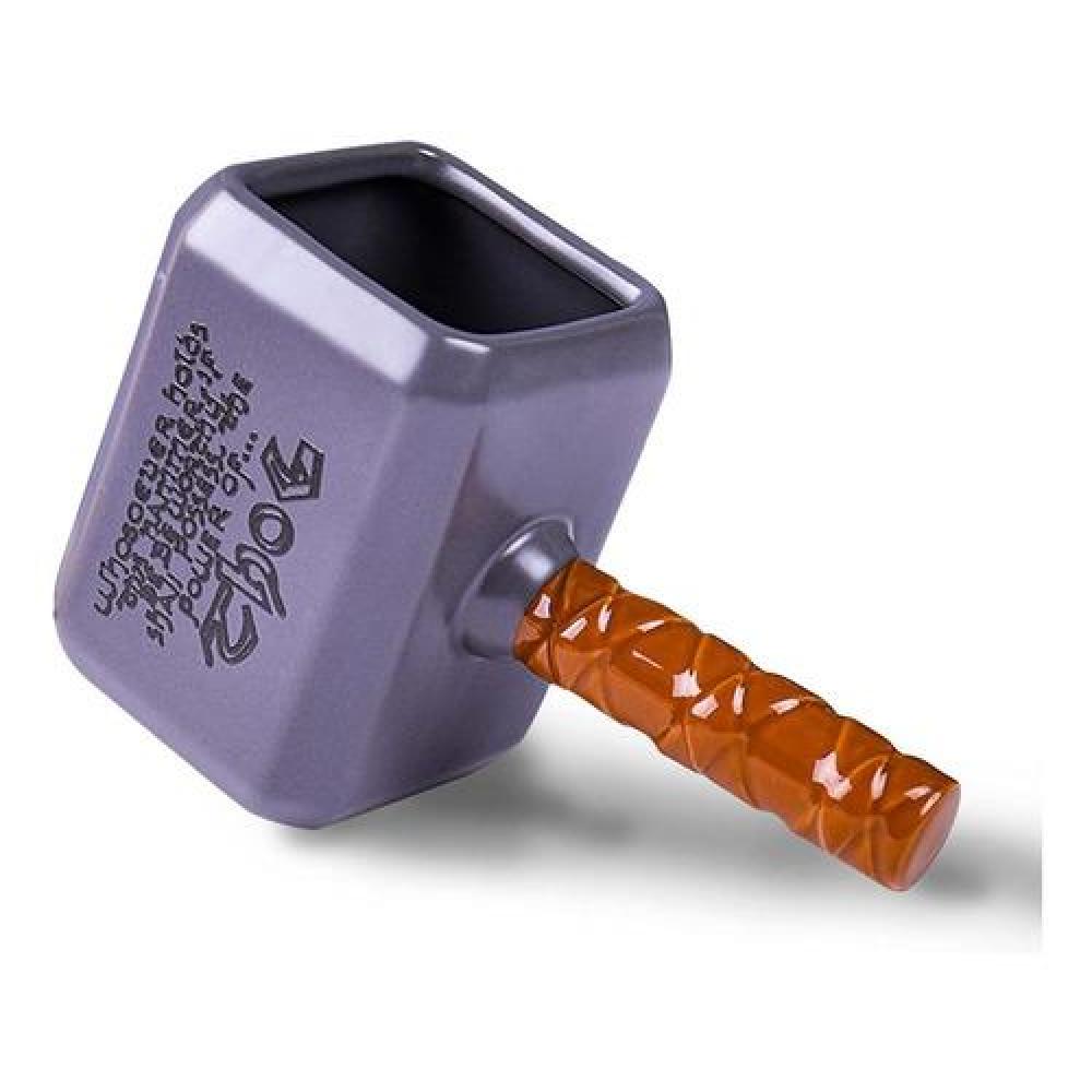 Taza Tazon 3D martillo Thor Mjolnir los vengadores 600 ml
