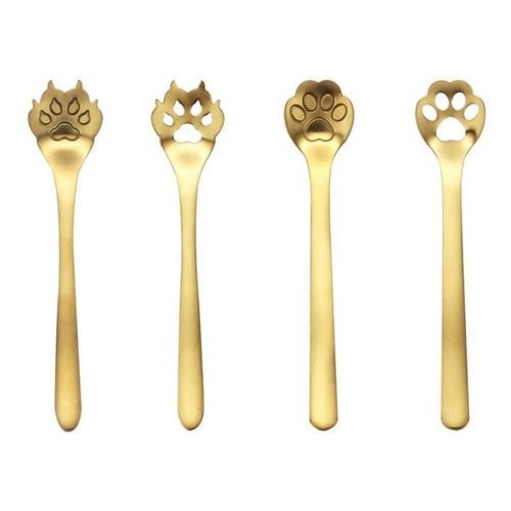 cuchara patitas de Gatitos kawaii estoykuku