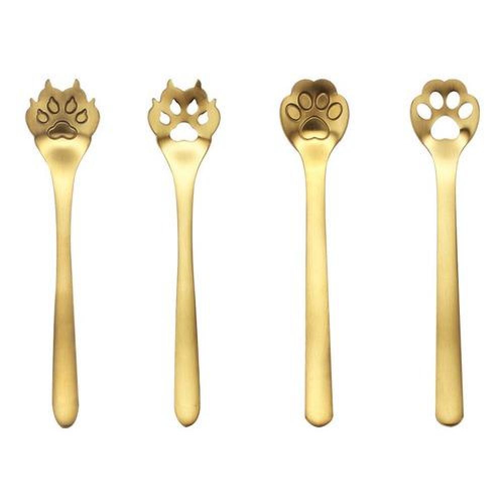 cuchara patitas de Gatitos kawaii estoykuku