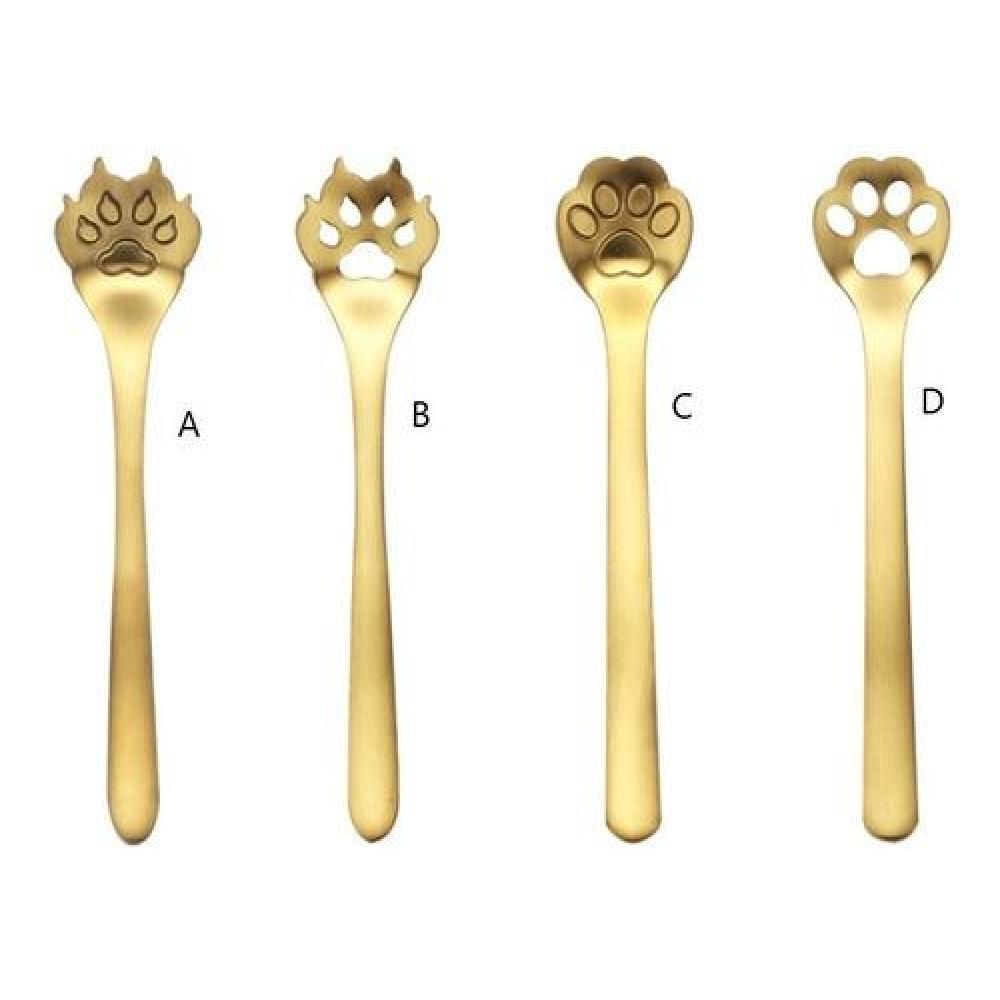 cuchara patitas de Gatitos kawaii estoykuku