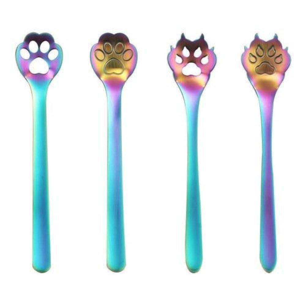cuchara patitas de Gatitos kawaii estoykuku