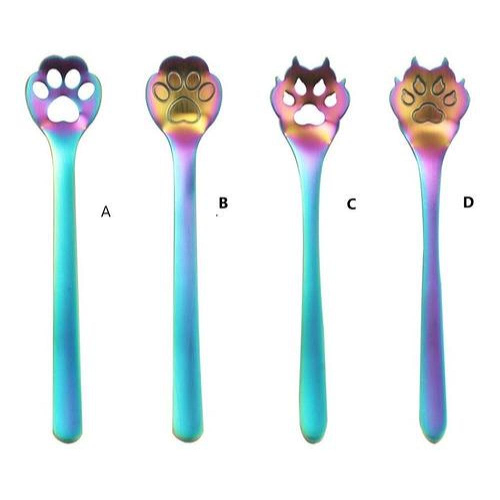 cuchara patitas de Gatitos kawaii estoykuku