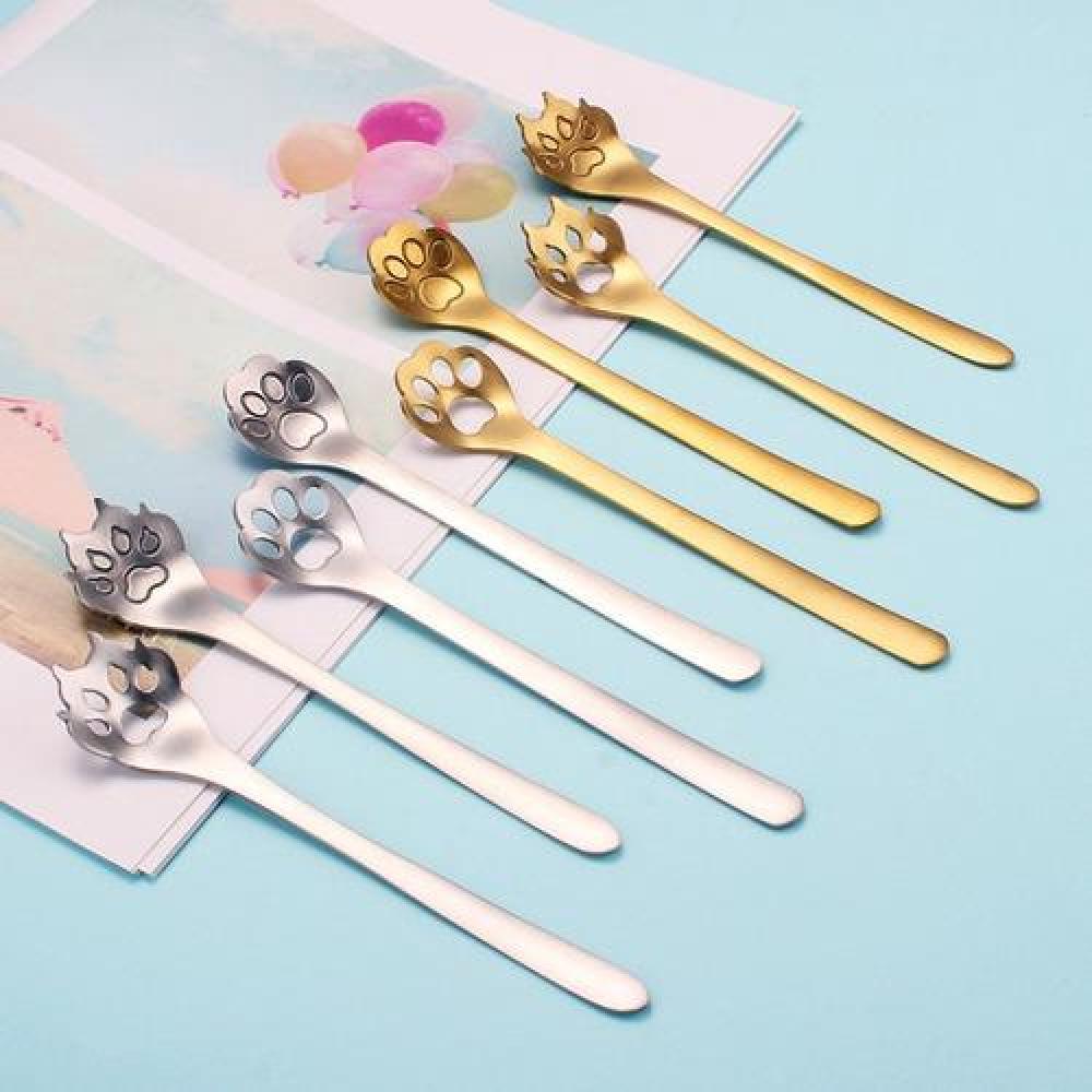 cuchara patitas de Gatitos kawaii estoykuku