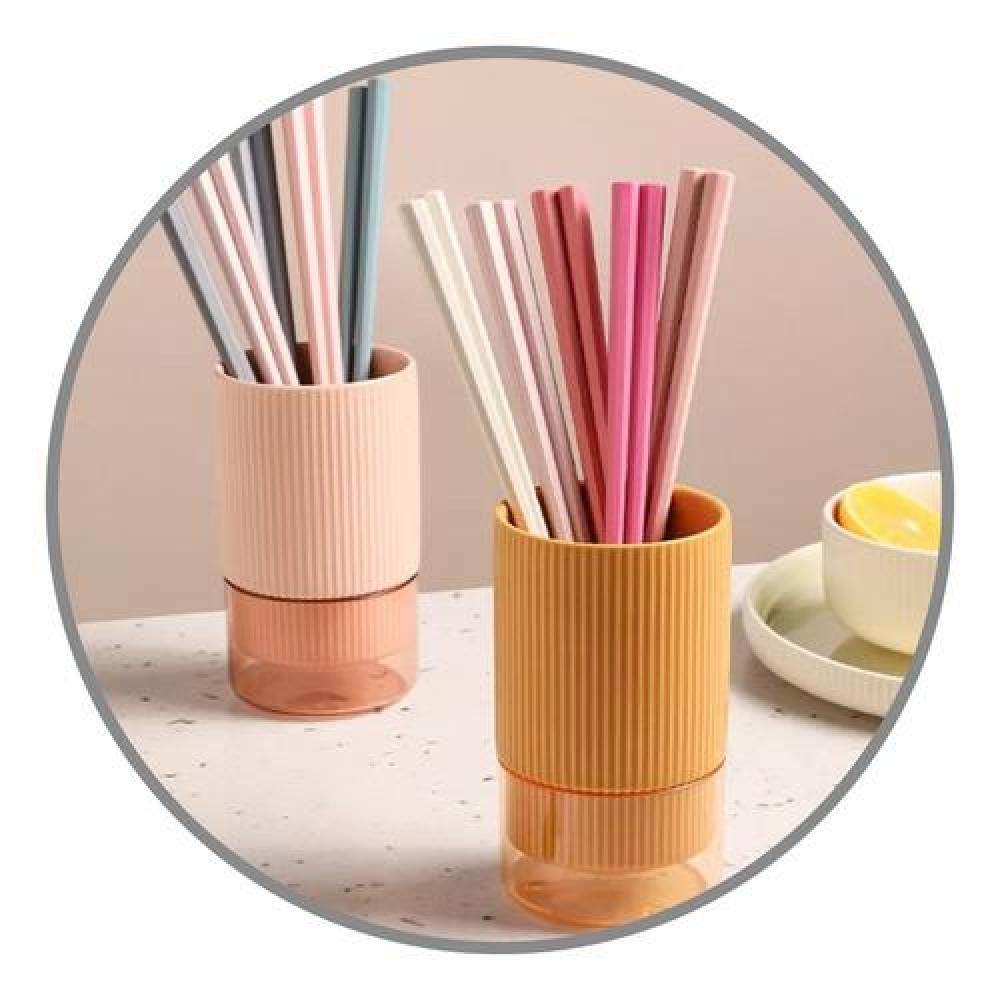 Set palillos chino reutilizables colores pasteles chopstick