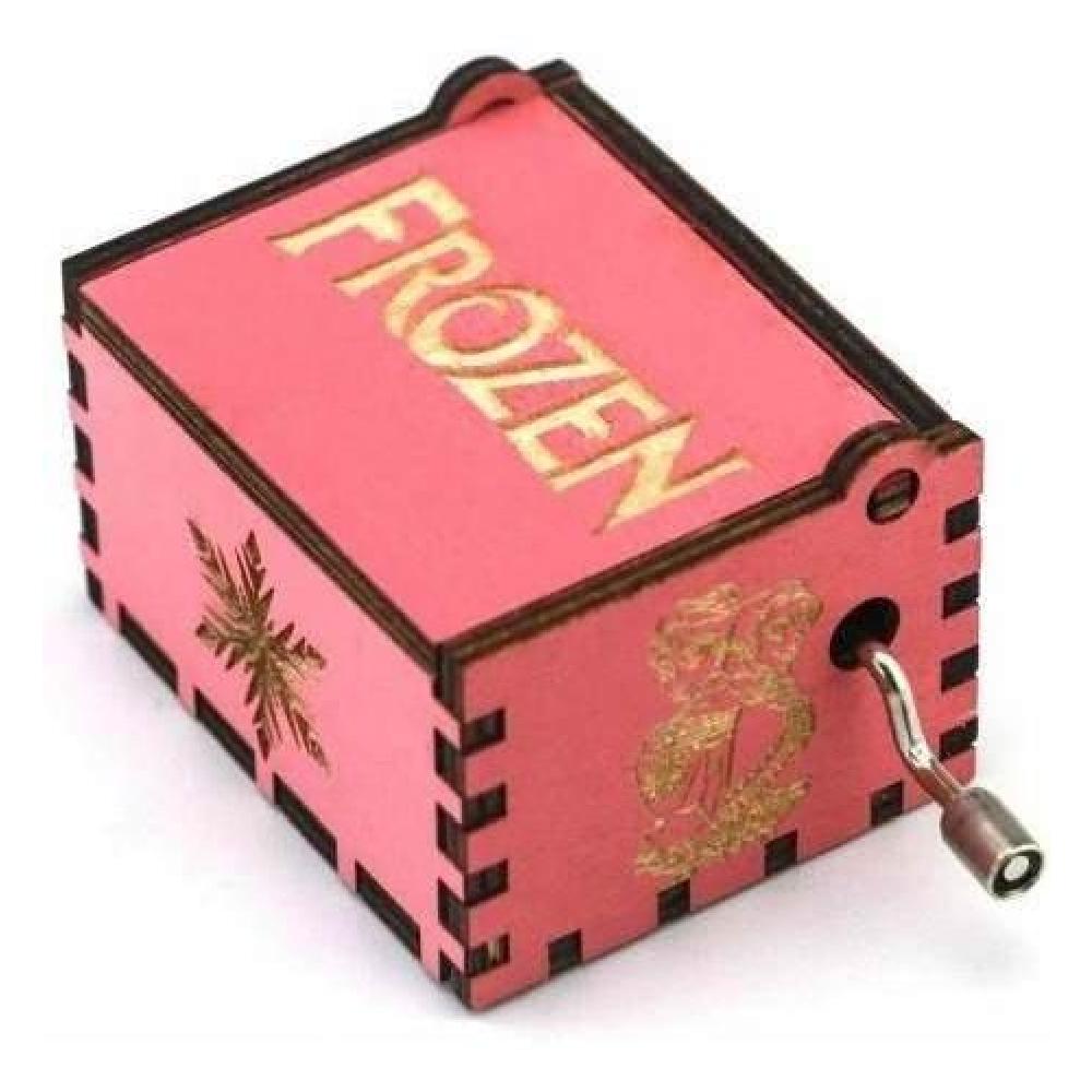 Caja Musical Frozen Black Pink Let It Go Estoykuku