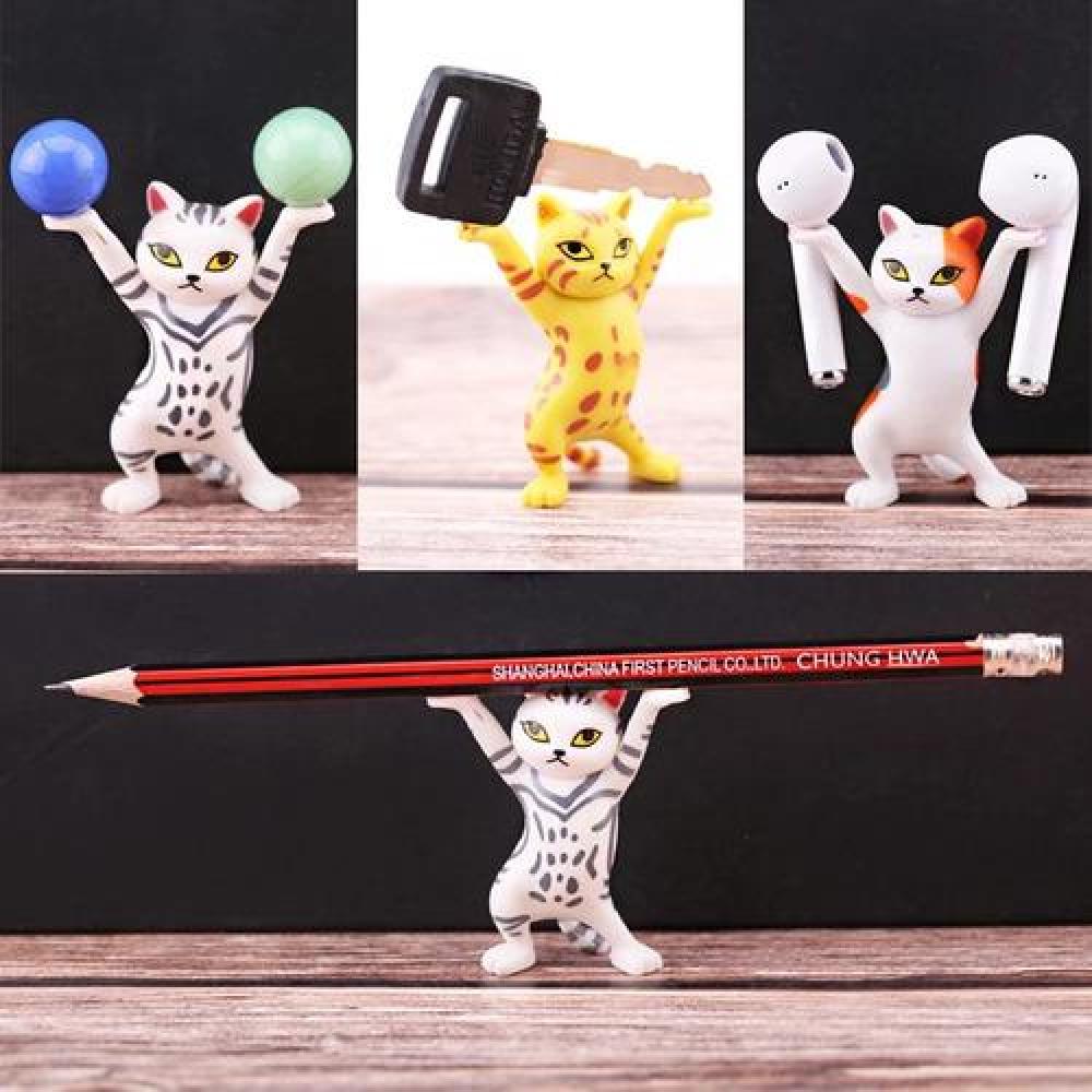 set 5 Mini gatitos portalapices airpods