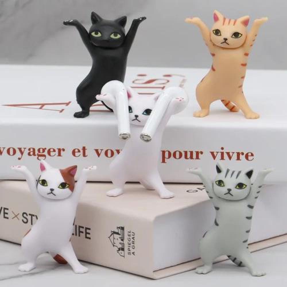 set 5 Mini gatitos portalapices airpods