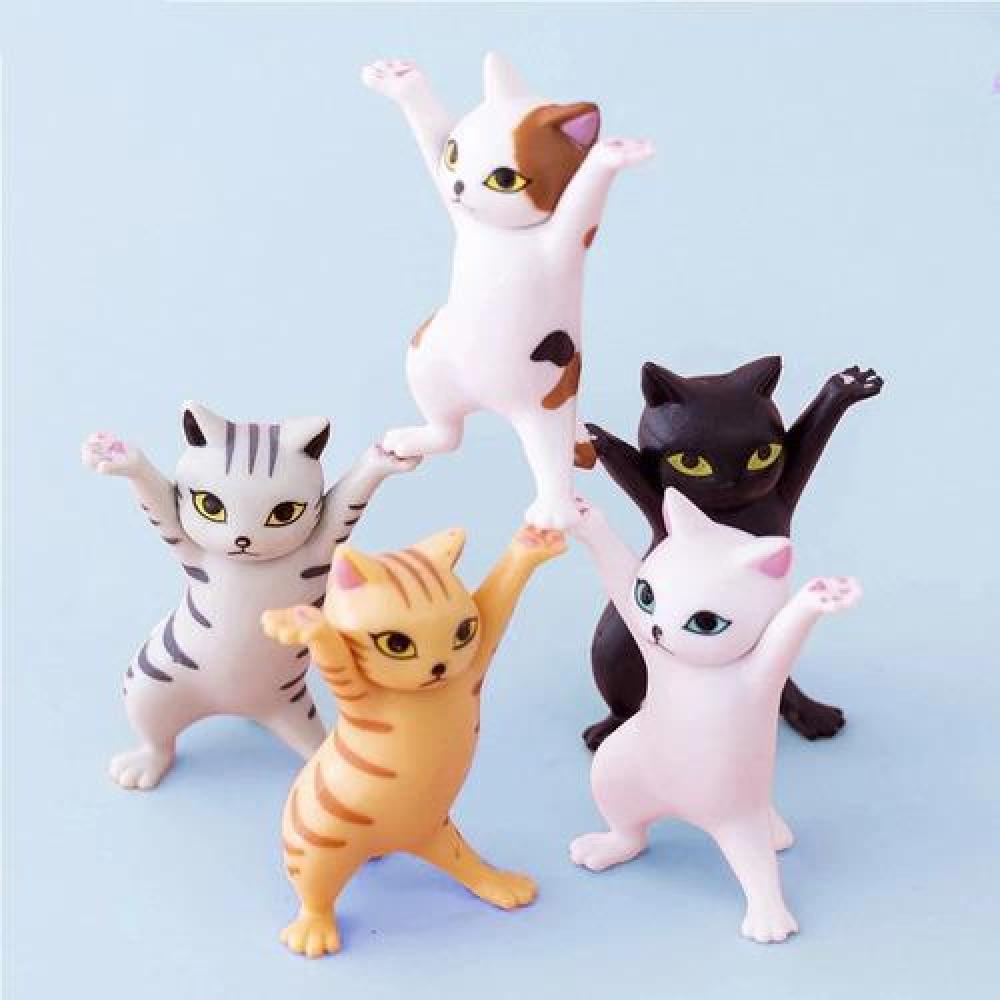 set 5 Mini gatitos portalapices airpods