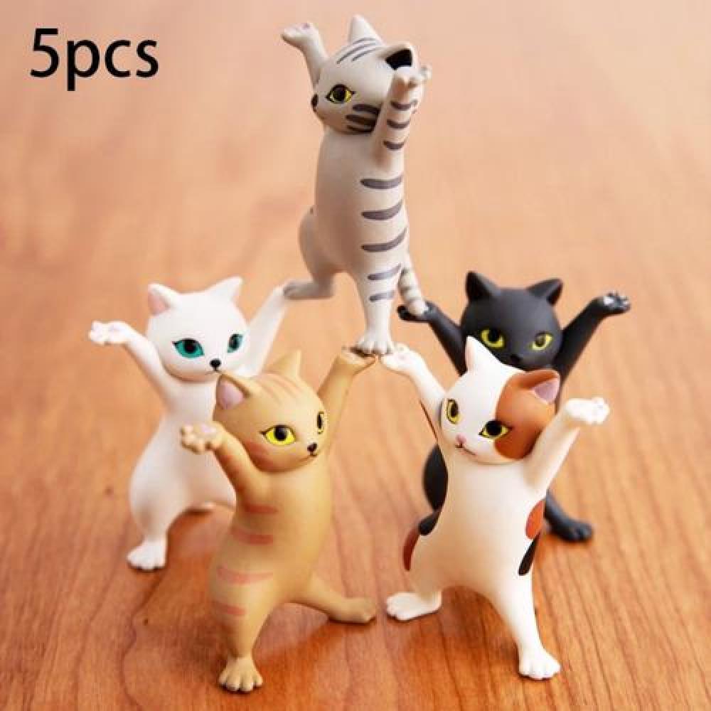 set 5 Mini gatitos portalapices airpods