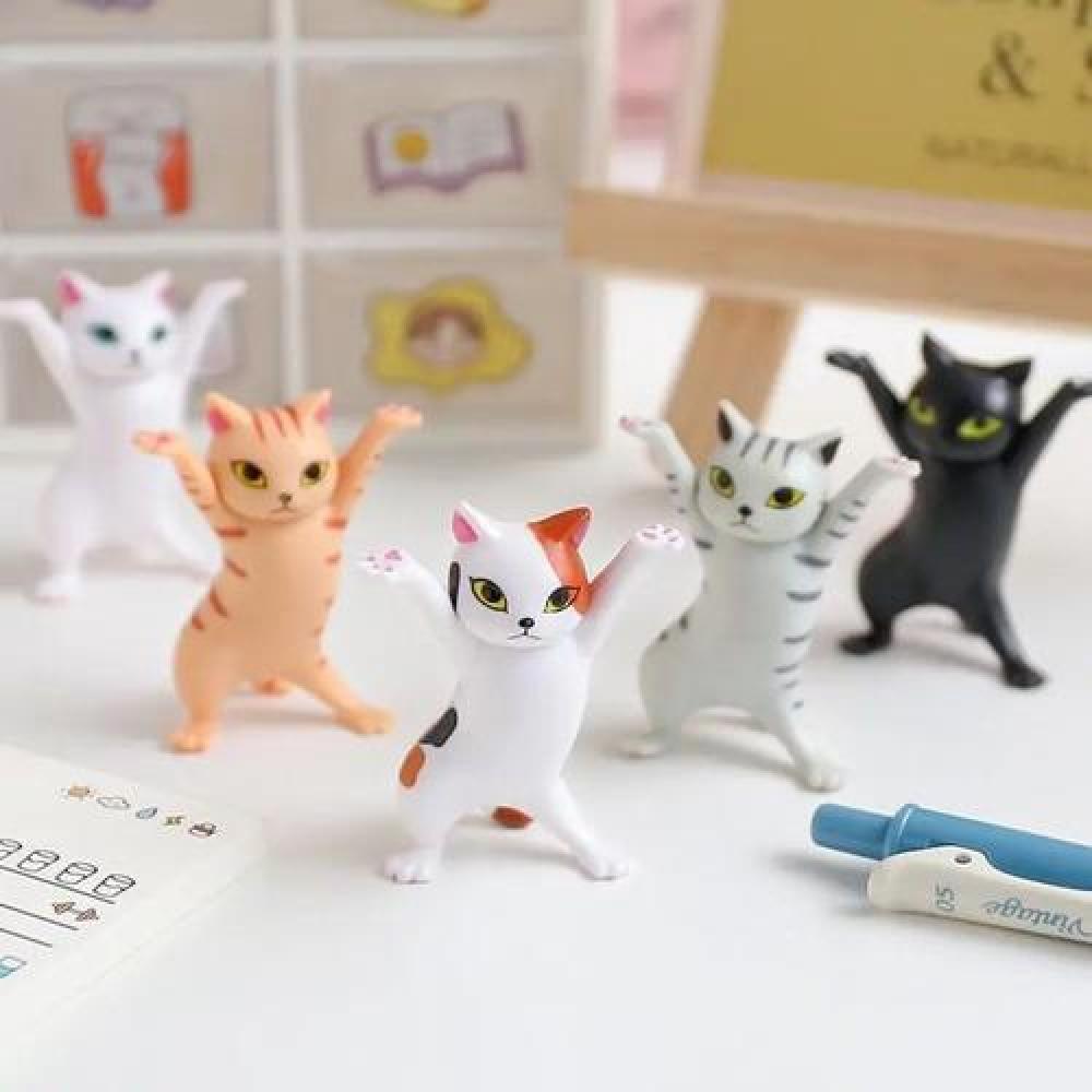 set 5 Mini gatitos portalapices airpods