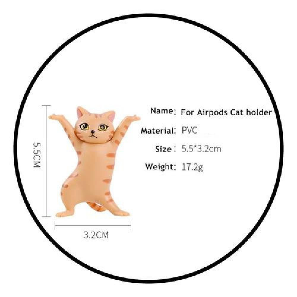 set 5 Mini gatitos portalapices airpods